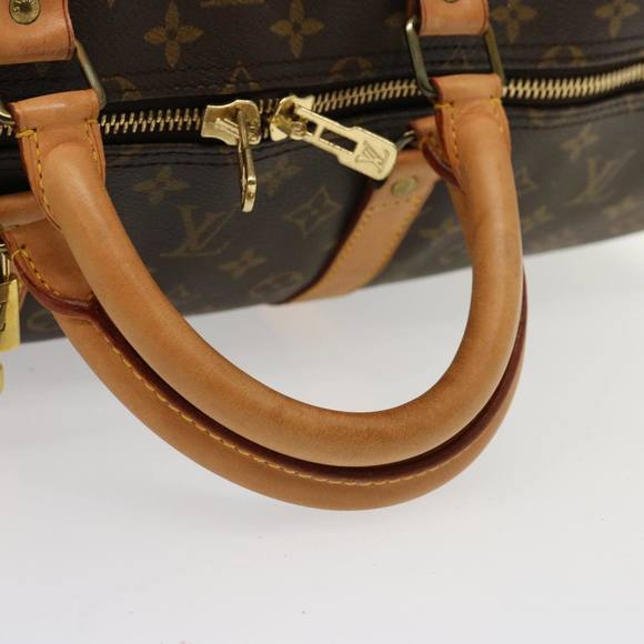 LOUIS VUITTON Monogram Keepall 55 Boston Bag M41424 LV Auth 75490 - Picture 7 of 16